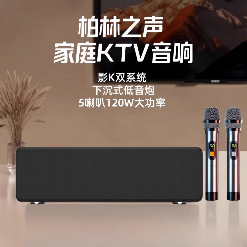 [Major Upgrade for 2026] Blume Karaoke Machine BASS Edition: Home Audio All-in-One Karaoke Machine (New Main Unit + Upgraded Microphone)
